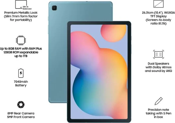 samsung tab s6 lite blue wifi samsung tab s6 lite blue wifi