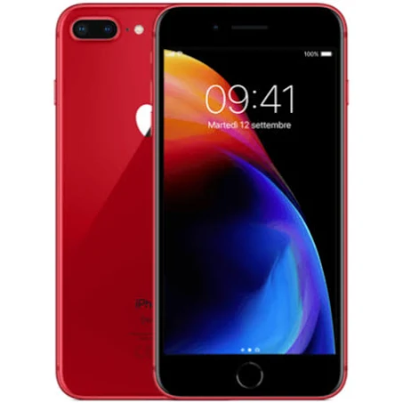 iPhone8 赤色 本体 背面ひびあり iPhone8の背面割れ修理でカラーをブラックからレッドに変更して